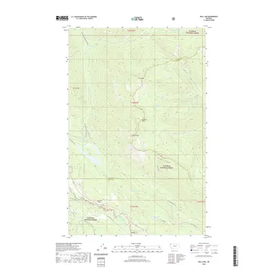 2020 Map of Bull Lake, 2020 Print