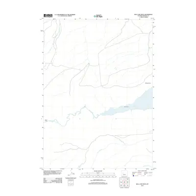 2012 Map of Bull Lake West, 2012 Print