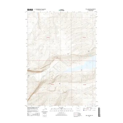 2015 Map of Bull Lake West, 2015 Print