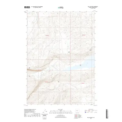 2017 Map of Bull Lake West, 2017 Print