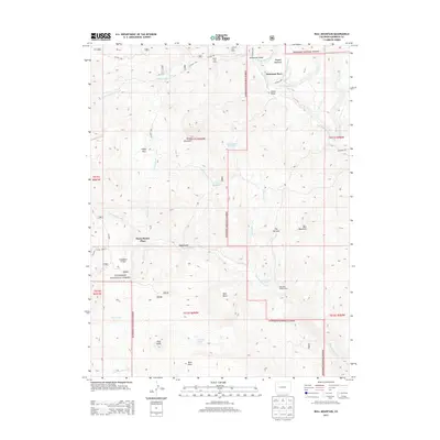 2013 Map of Bull Mountain, 2013 Print