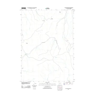 2012 Map of Bull Mountain, 2012 Print