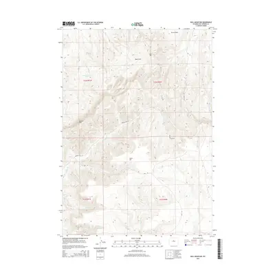 2015 Map of Bull Mountain, 2015 Print