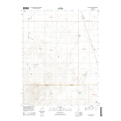 2014 Map of Bull Mountain, 2014 Print
