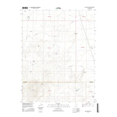 2017 Map of Bull Mountain, 2017 Print