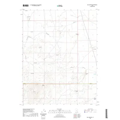 2020 Map of Bull Mountain, 2020 Print