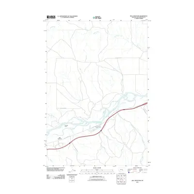 2011 Map of Bull Mountain, 2011 Print