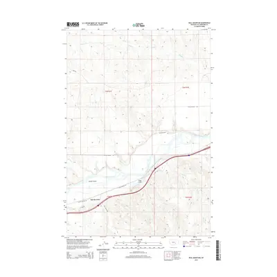 2014 Map of Bull Mountain, 2014 Print