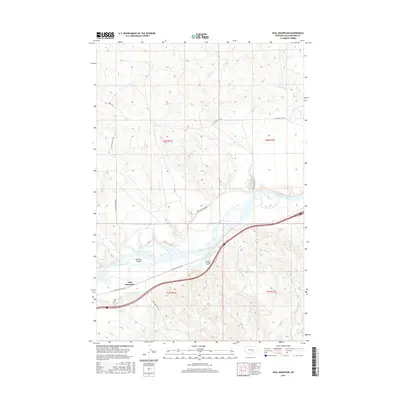 2017 Map of Bull Mountain, 2017 Print