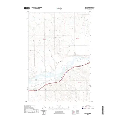 2020 Map of Bull Mountain, 2020 Print