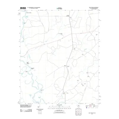 2011 Map of Bull Pond, 2011 Print