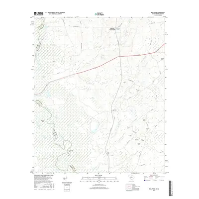 2017 Map of Bull Pond, 2017 Print