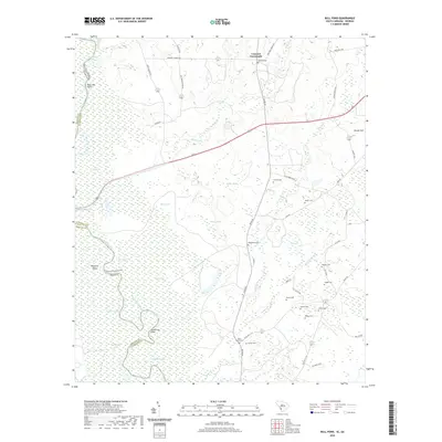 2020 Map of Bull Pond, 2020 Print