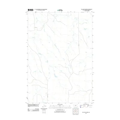 2012 Map of Bull Run Creek, 2012 Print