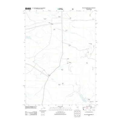 2012 Map of Bull Run Reservoir, 2012 Print