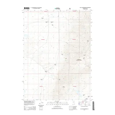 2014 Map of Bull Run Reservoir, 2014 Print