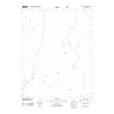 2011 Map of Bull Rush Peak, 2011 Print