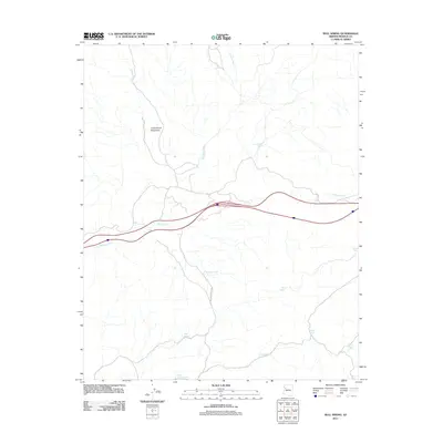 2011 Map of Bull Spring, 2011 Print