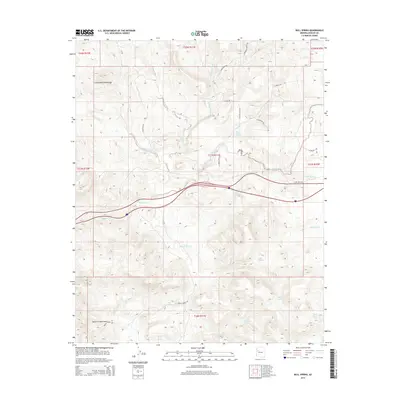 2014 Map of Bull Spring, 2014 Print