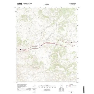 2026 Map of Bull Spring, 2026 Print
