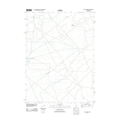 2012 Map of Bull Springs, 2012 Print
