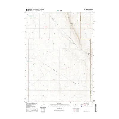 2015 Map of Bull Springs, 2015 Print