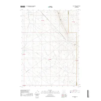 2018 Map of Bull Springs, 2018 Print
