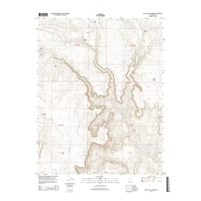 2014 Map of Bull Valley Gorge, 2014 Print