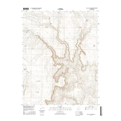 2017 Map of Bull Valley Gorge, 2017 Print