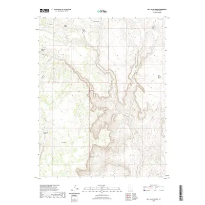 2020 Map of Bull Valley Gorge, 2020 Print