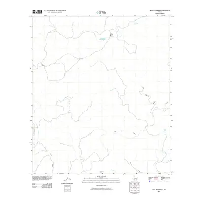 2010 Map of Bull Waterhole, 2010 Print