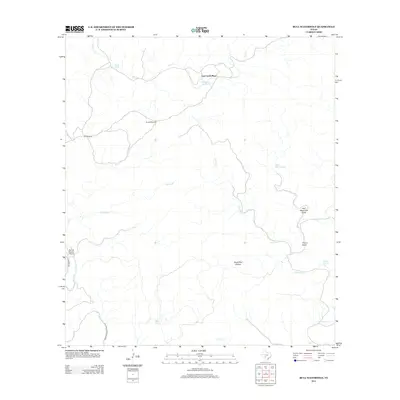 2013 Map of Bull Waterhole, 2013 Print
