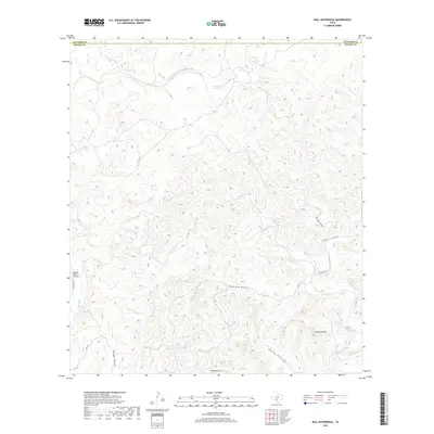 2019 Map of Bull Waterhole, 2019 Print
