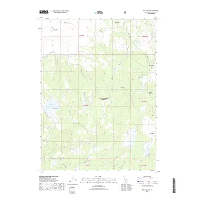 2018 Map of Bullard Lake, 2018 Print