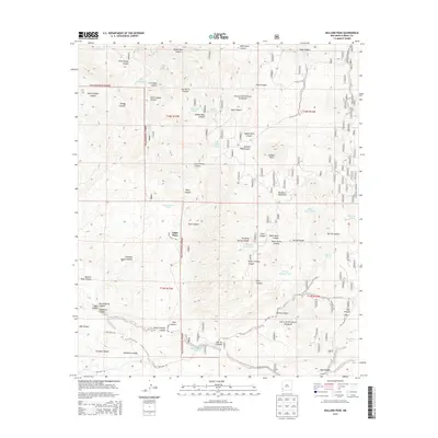 2013 Map of Bullard Peak, 2013 Print