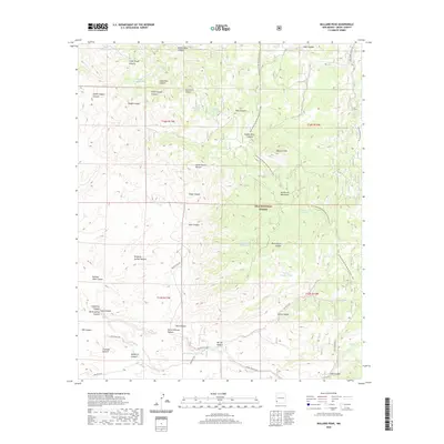 2020 Map of Bullard Peak, 2020 Print