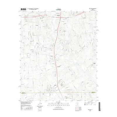 2016 Map of Bullard, 2016 Print