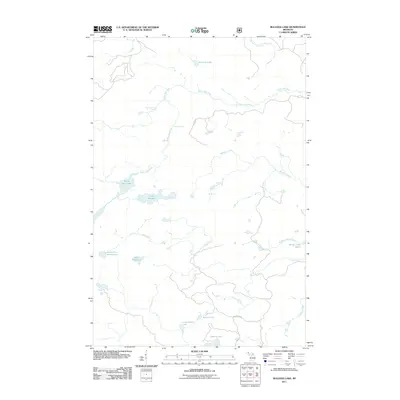 2011 Map of Bulldog Lake, 2011 Print