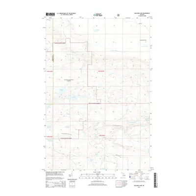 2014 Map of Bulldog Lake, 2014 Print