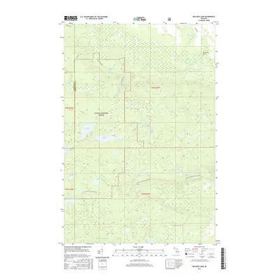 2017 Map of Bulldog Lake, 2017 Print