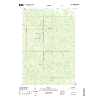 2019 Map of Bulldog Lake, 2019 Print