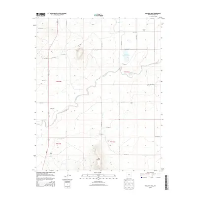 2013 Map of Bulldog Mesa, 2013 Print