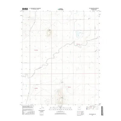 2017 Map of Bulldog Mesa, 2017 Print