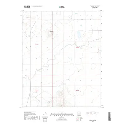 2020 Map of Bulldog Mesa, 2020 Print