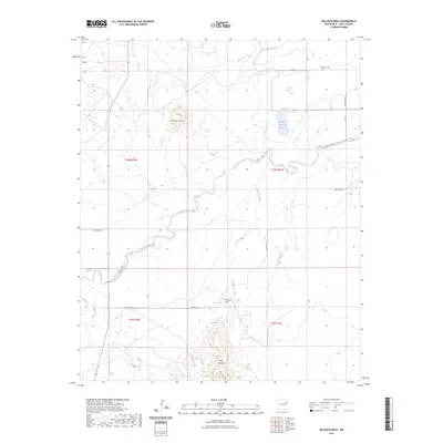 2023 Map of Bulldog Mesa, 2023 Print