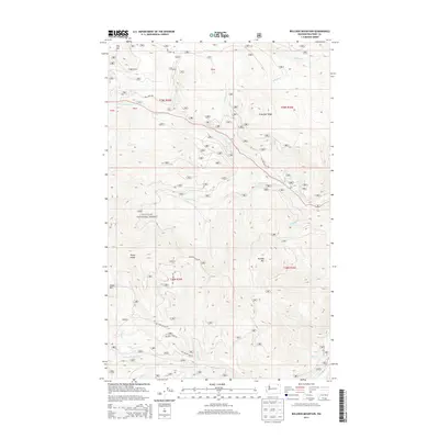 2014 Map of Bulldog Mountain, 2014 Print
