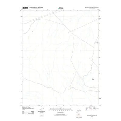 2012 Map of Bullfrog Mountain, 2012 Print