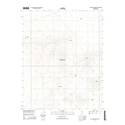 2015 Map of Bullfrog Mountain, 2015 Print