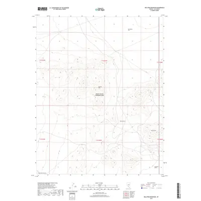 2018 Map of Bullfrog Mountain, 2018 Print