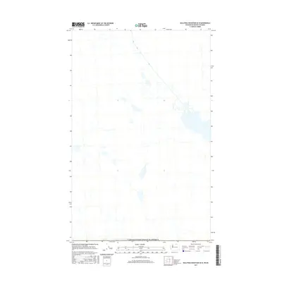 2017 Map of Bullfrog Mountain OE N, 2017 Print